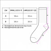 Embroidered Crew Socks Sizing